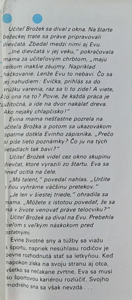 Eva s modrým snom / Edícia Priatelia