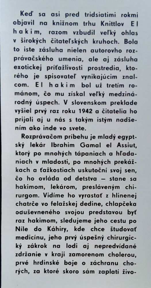 El Hakim / Román z novočasného Egypta