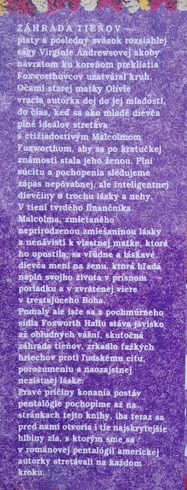 Kvety v podkroví 5. / Záhrada tieňov