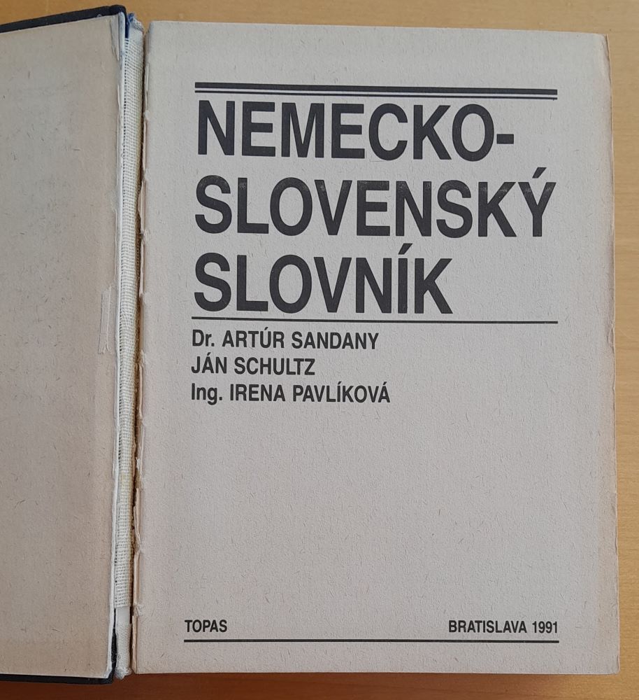 Nemecko-slovenský slovník
