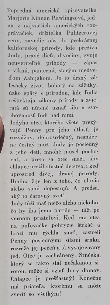 Dieťa divočiny / Klub mladých čitateľov