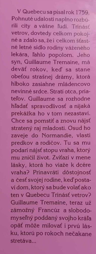 Trinásť vetrov 1. / Pomsti sa a miluj