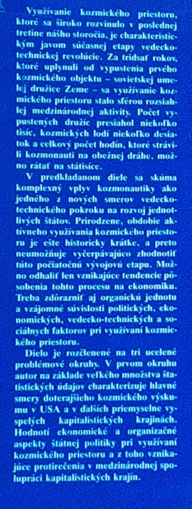 Kozmický priestor a ekonomika