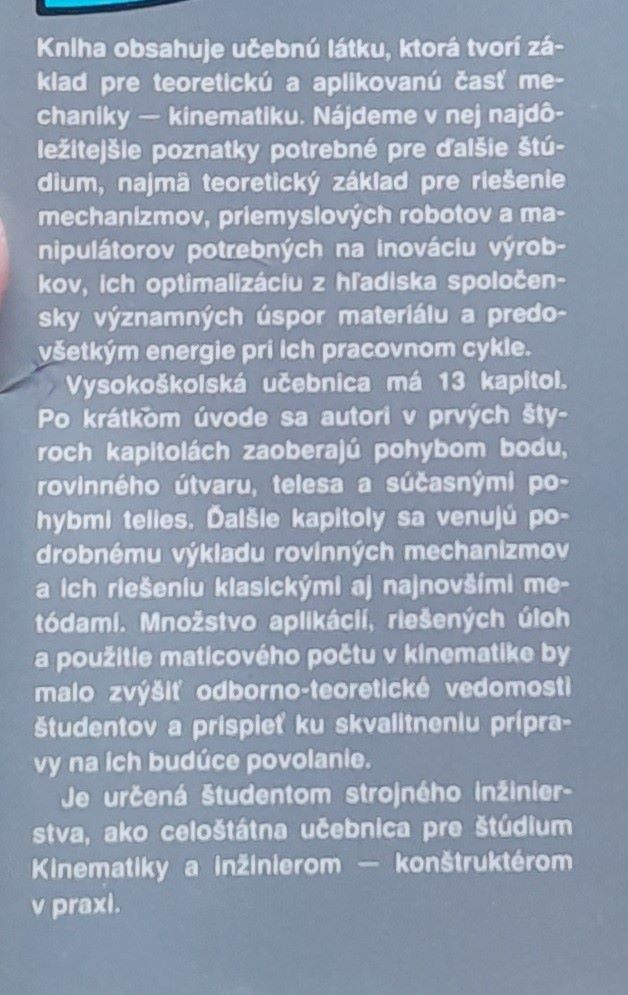 Mechanika II. / Kinematika / Edícia Matematicko-fyzikálnej literatúry