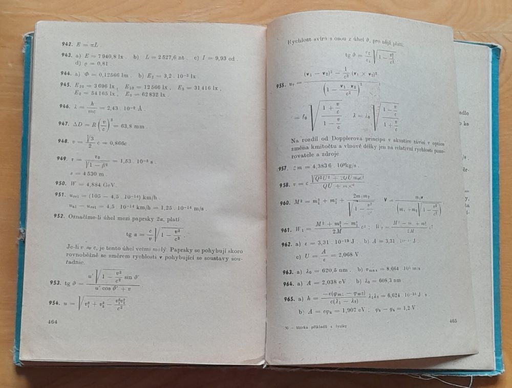 Sbírka příkladu z fyziky