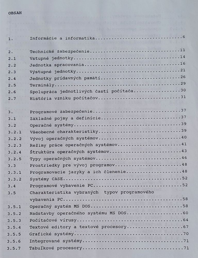 Informatika / Vysokoškolské skriptá / Náklad 400 ks