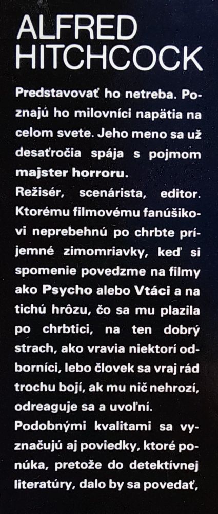Alfred Hitchcock ponúka Príjemné zimomriavky
