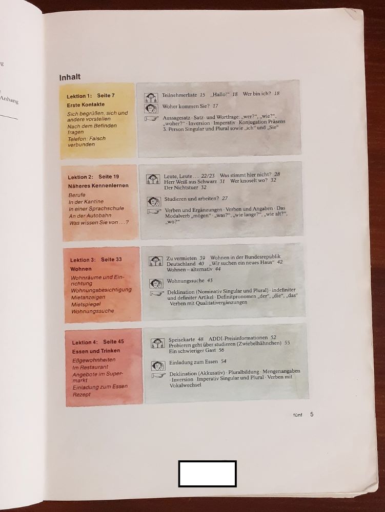 Themen 1, Kursbuch, Arbeitsbuch
