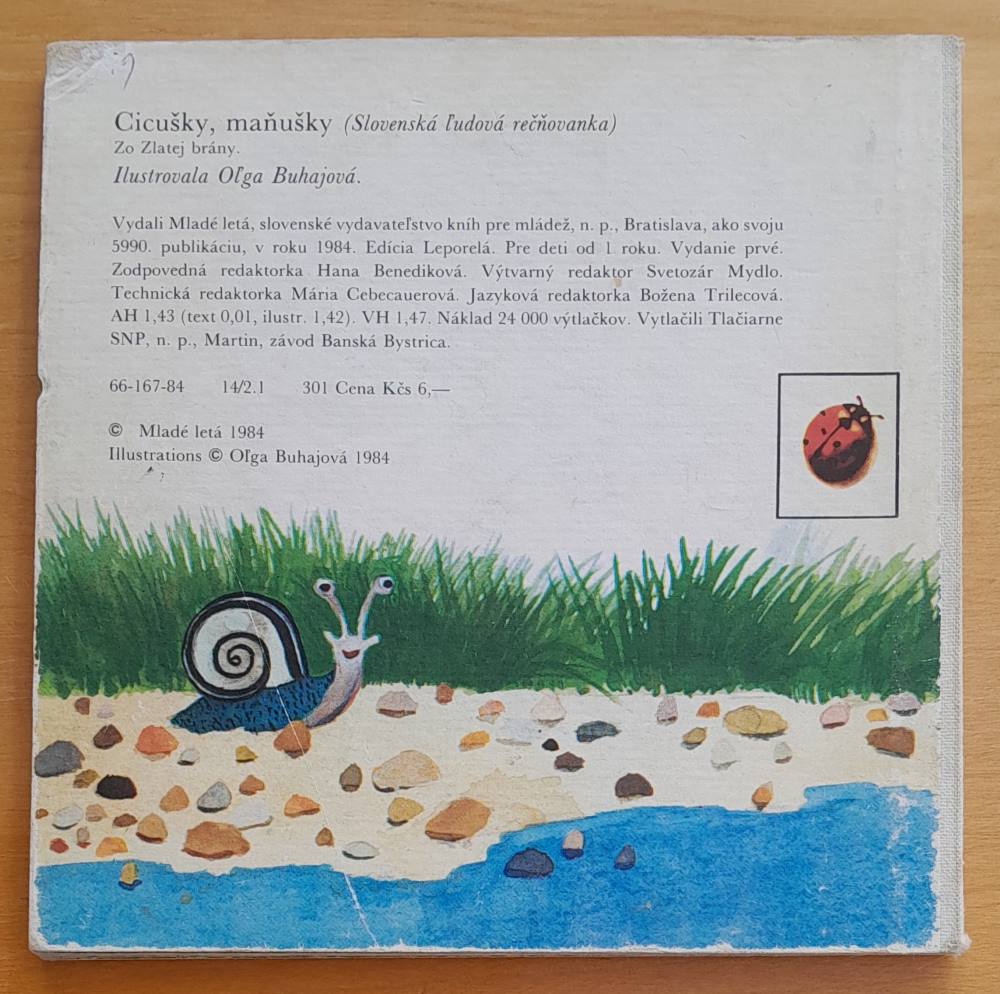 Cicušky, maňušky / Slovenská ľudová rečňovanka / Zo Zlatej brány