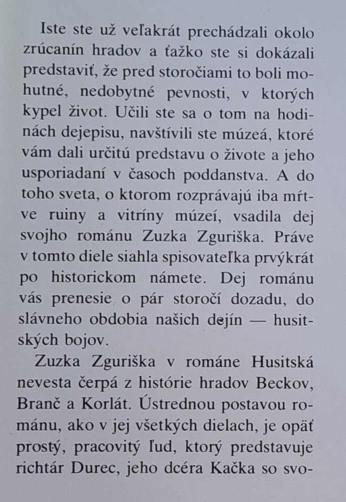 Husitská nevesta + Kráľova zajatkyňa / historický román 1.+ 2. diel