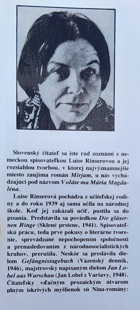 Voláte ma Mária Magdaléna