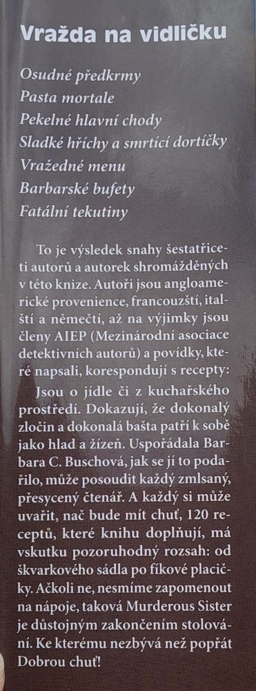 Vražda na vidličku / Preložila Monika Kuprová