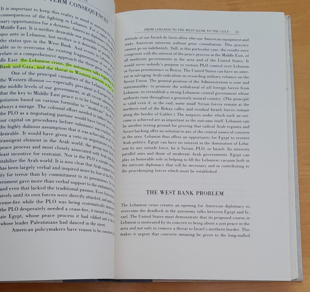Observations: Selected Speeches and Essays 1982 - 1984