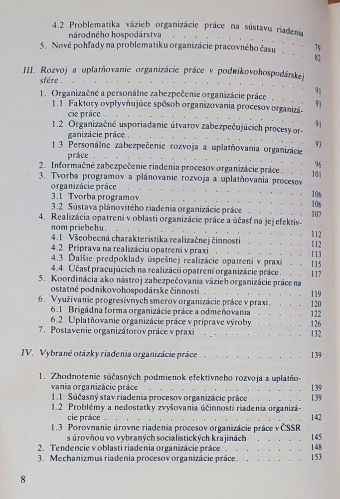 Účasť pracujúcich na organizácii práce