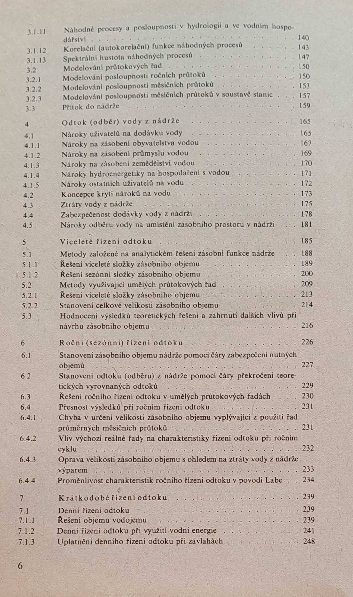 Hospodaření s vodou v nádržích