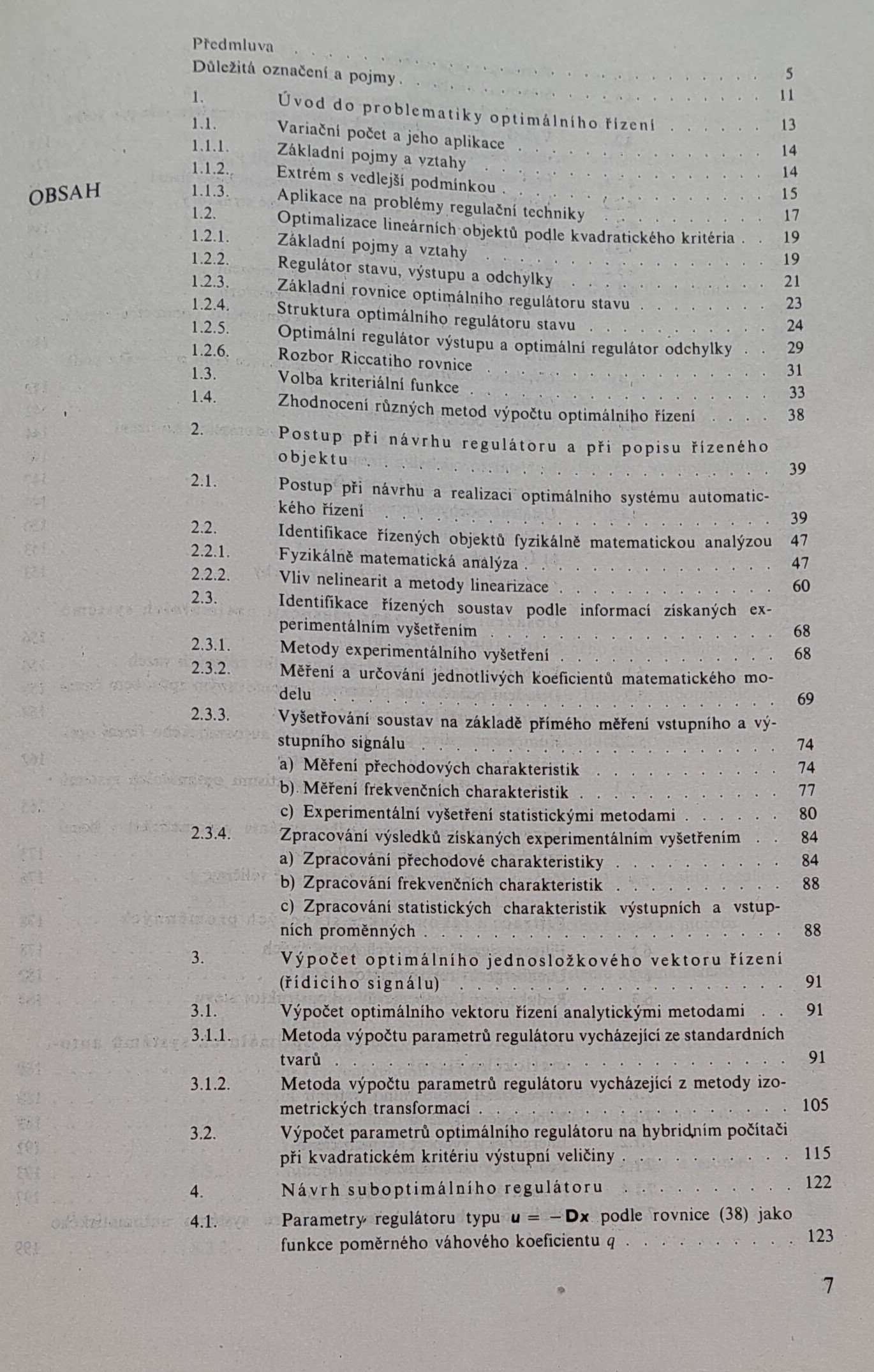 Optimalizace prúmyslových regulačních obvodú