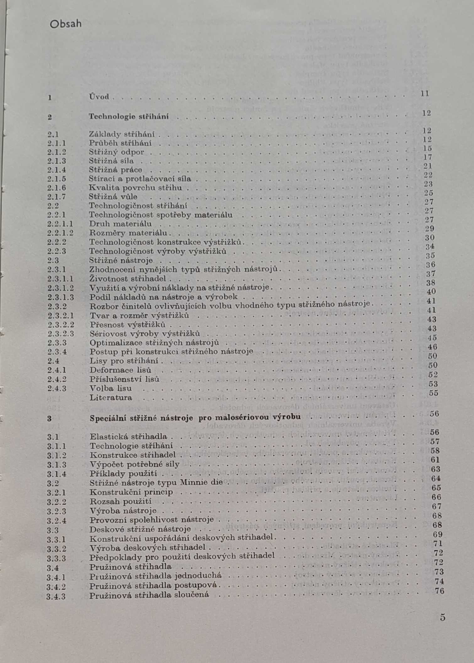 Střižné nástroje pro malosériovou výrobu