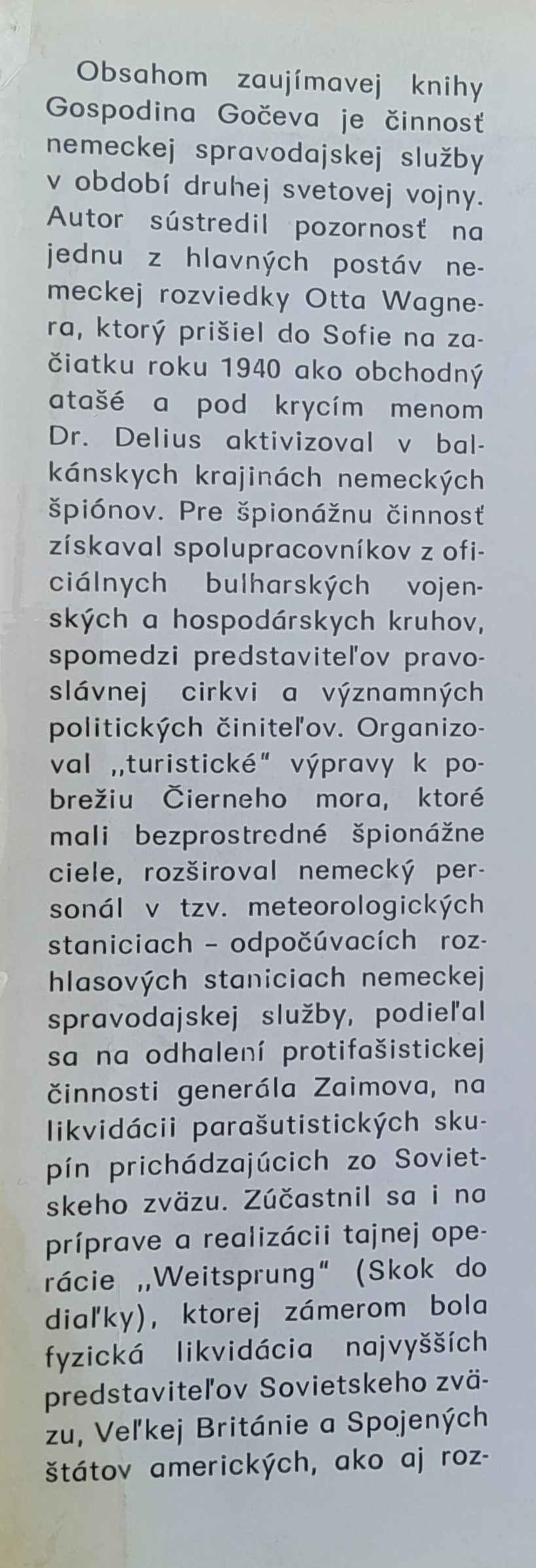 Úrad pod krycím menom Dr. Delius