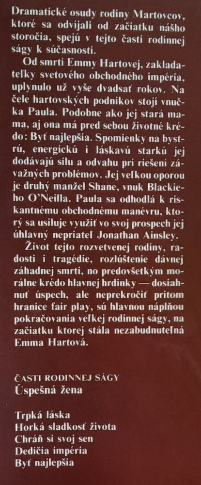 Úspešná žena 5. / Fasinujúca rodinná sága / Byť najlepšia