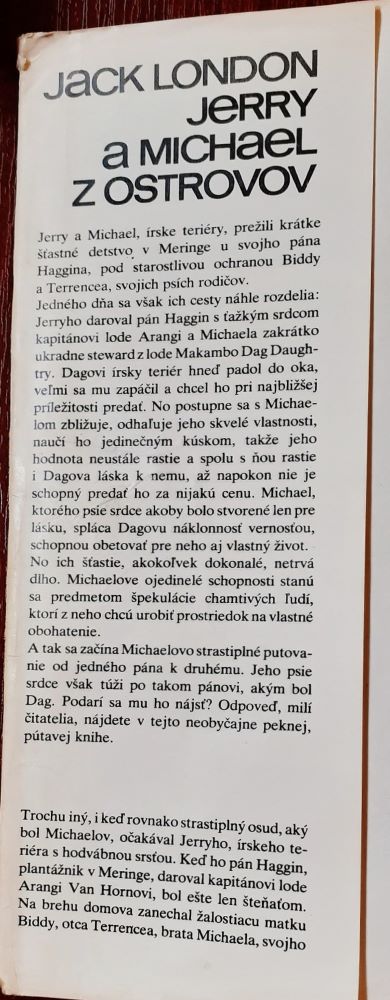 Jerry a Michael z ostrovov / Knihy Jacka Londona