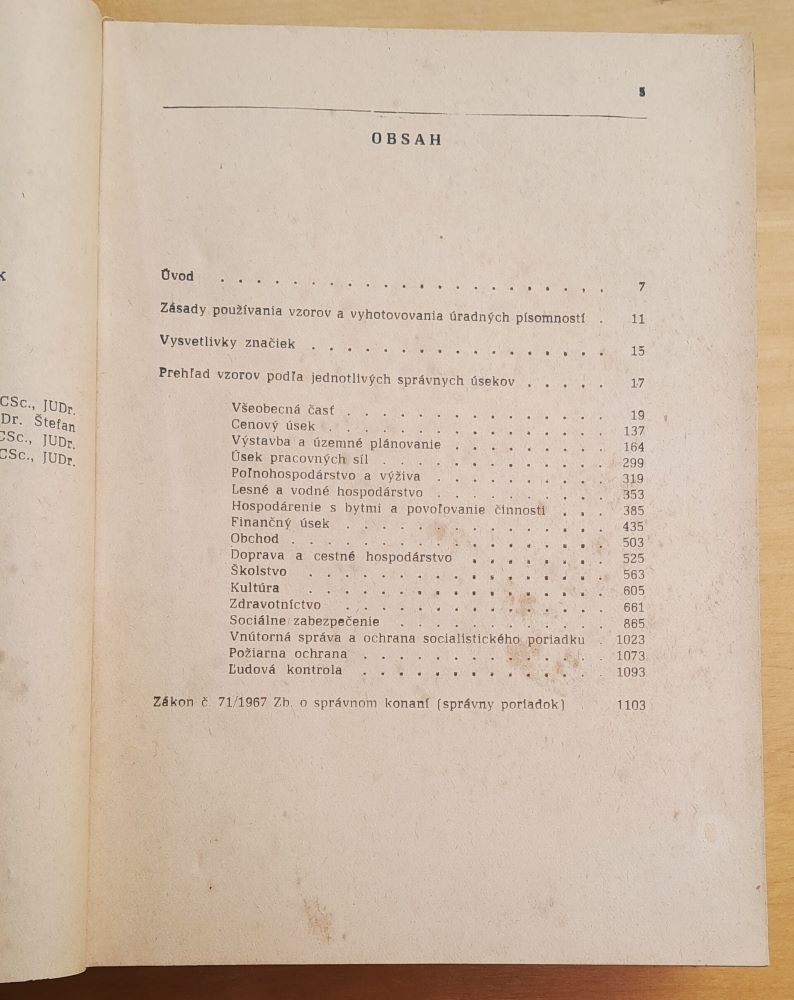 Vzory správnych aktov pre národné výbory