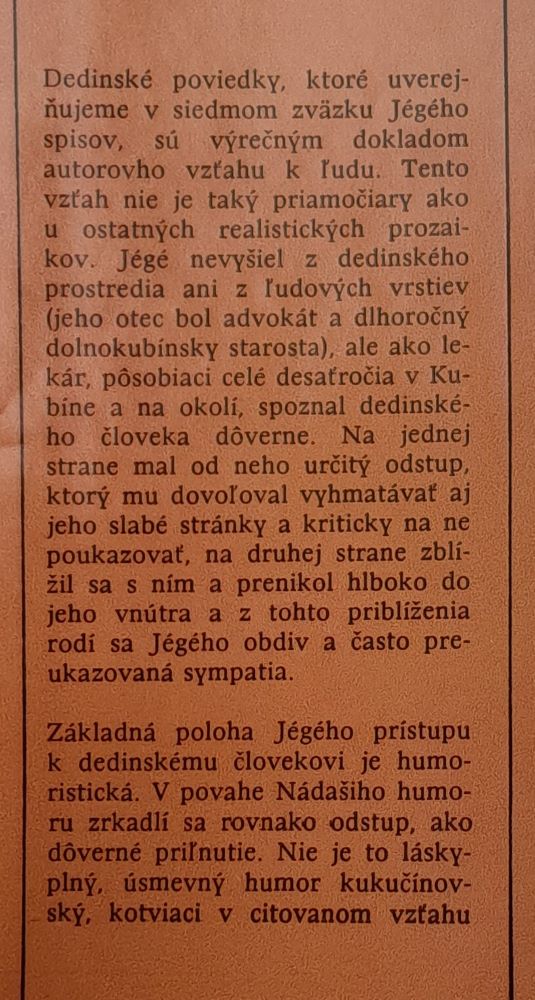 Kozinský mlyn / Spisy VII / Jégé / Edícia Slovenská tvorba