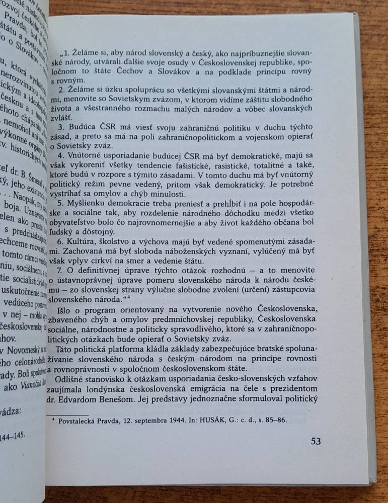 Česko slovenské vzťahy - história a súčasnosť