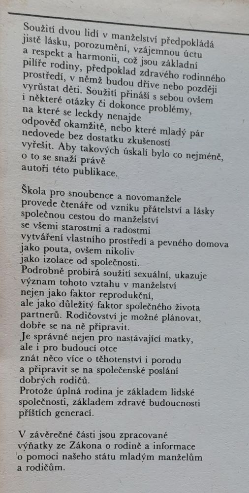 Škola pro snoubence a novomanželé