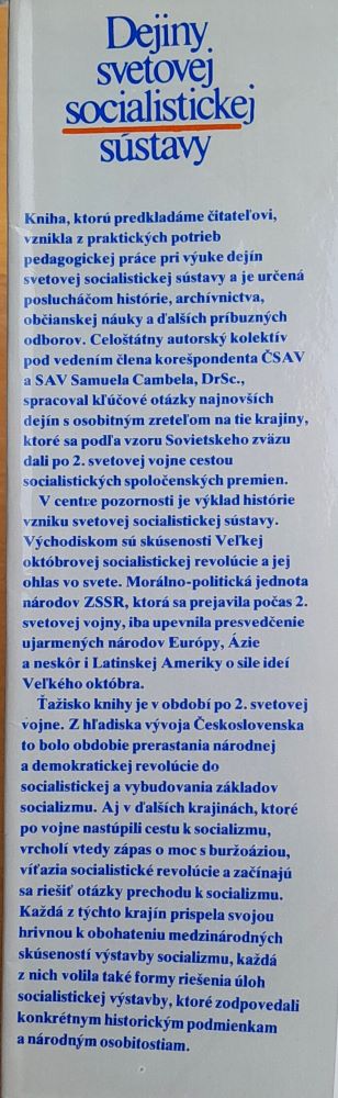 Dejiny svetovej socialistickej sústavy