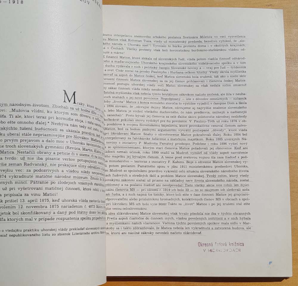 Matica Slovenská 1863-1963 / Obrazová pamätnica