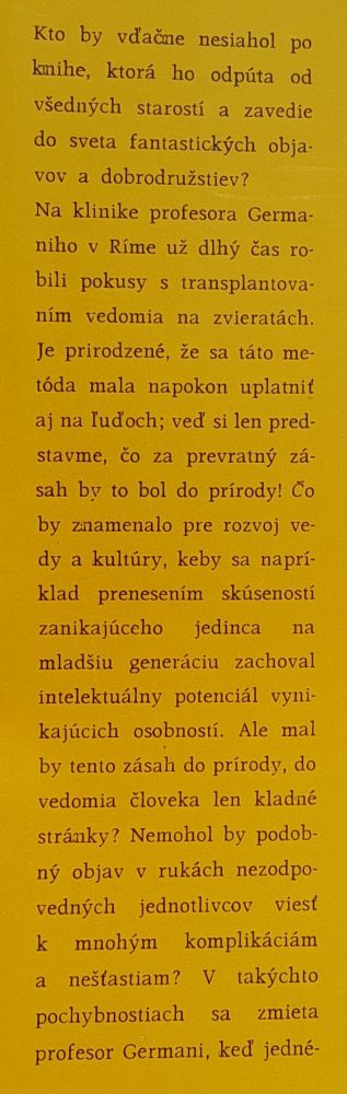 Pán profesor, kde máte dcéru?