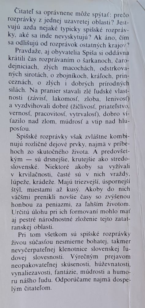 Nešťastné peniaze / Spišské rozprávky