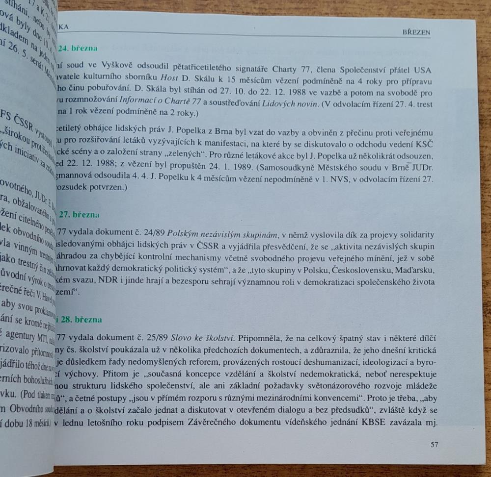 Horký leden 1989 v Československu / Mimořádná publikace k znovuobnovení časopisu Reportér
