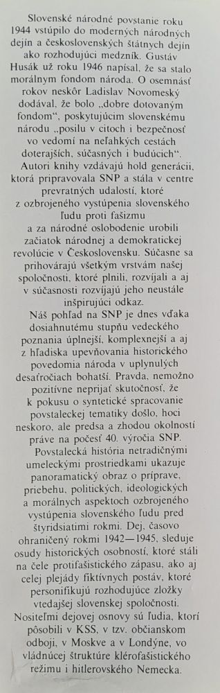 Povstalecká história