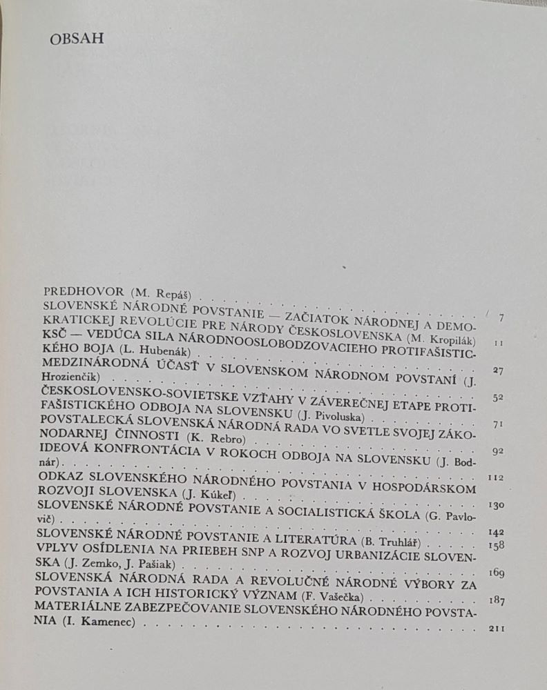 Štúdie o Slovenskom národnom povstaní