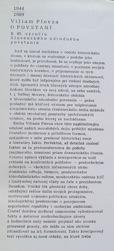 O povstaní
