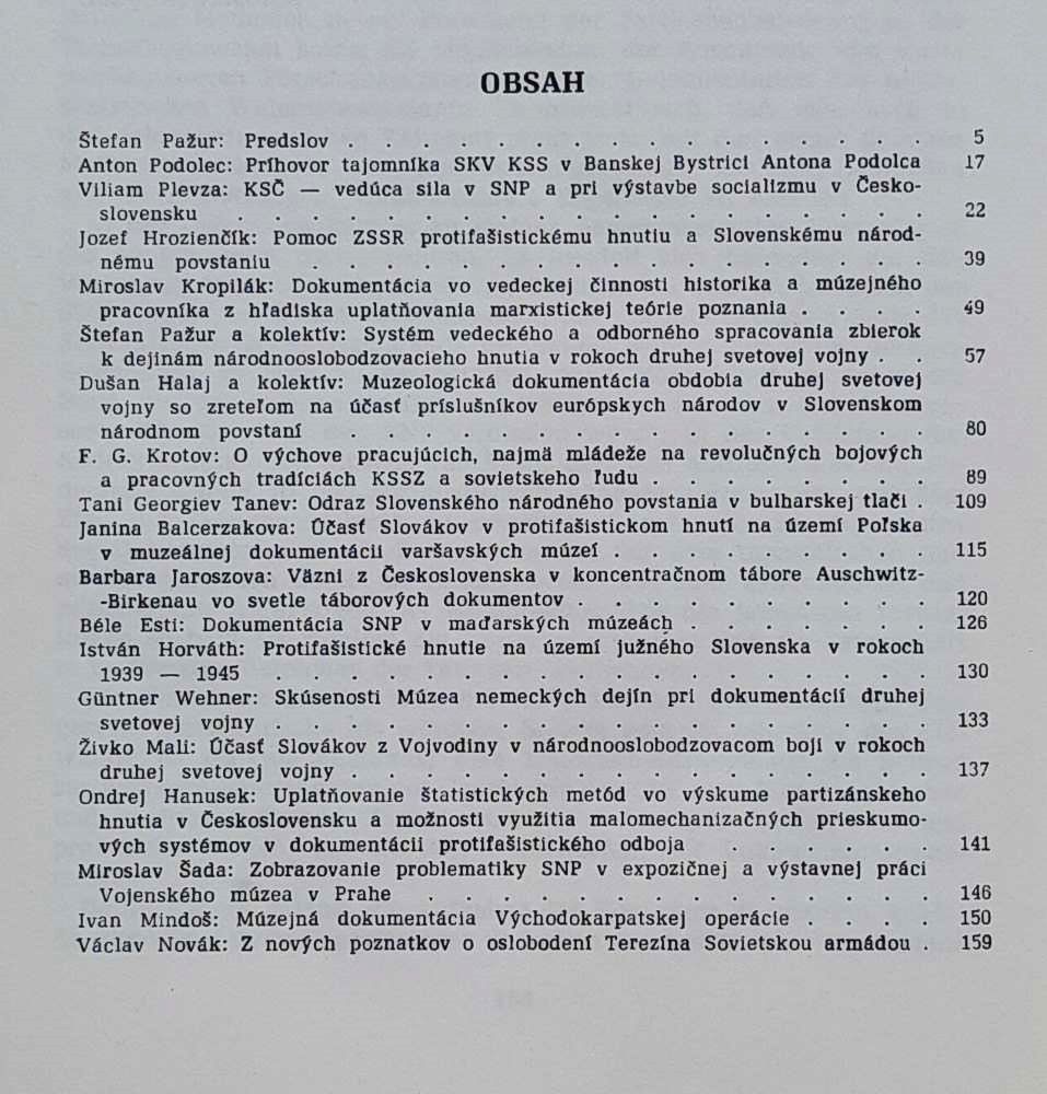 Zborník Múzea Slovenského národného povstania 6.