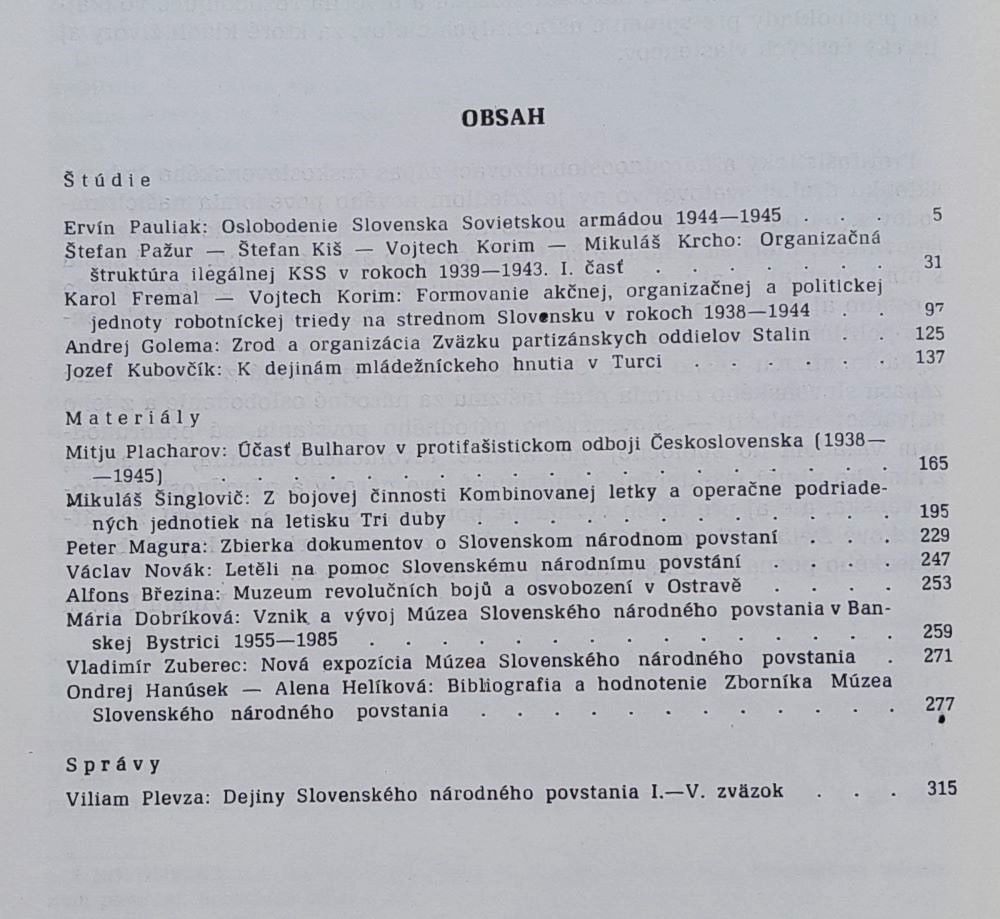 Zborník Múzea Slovenského národného povstania 10.
