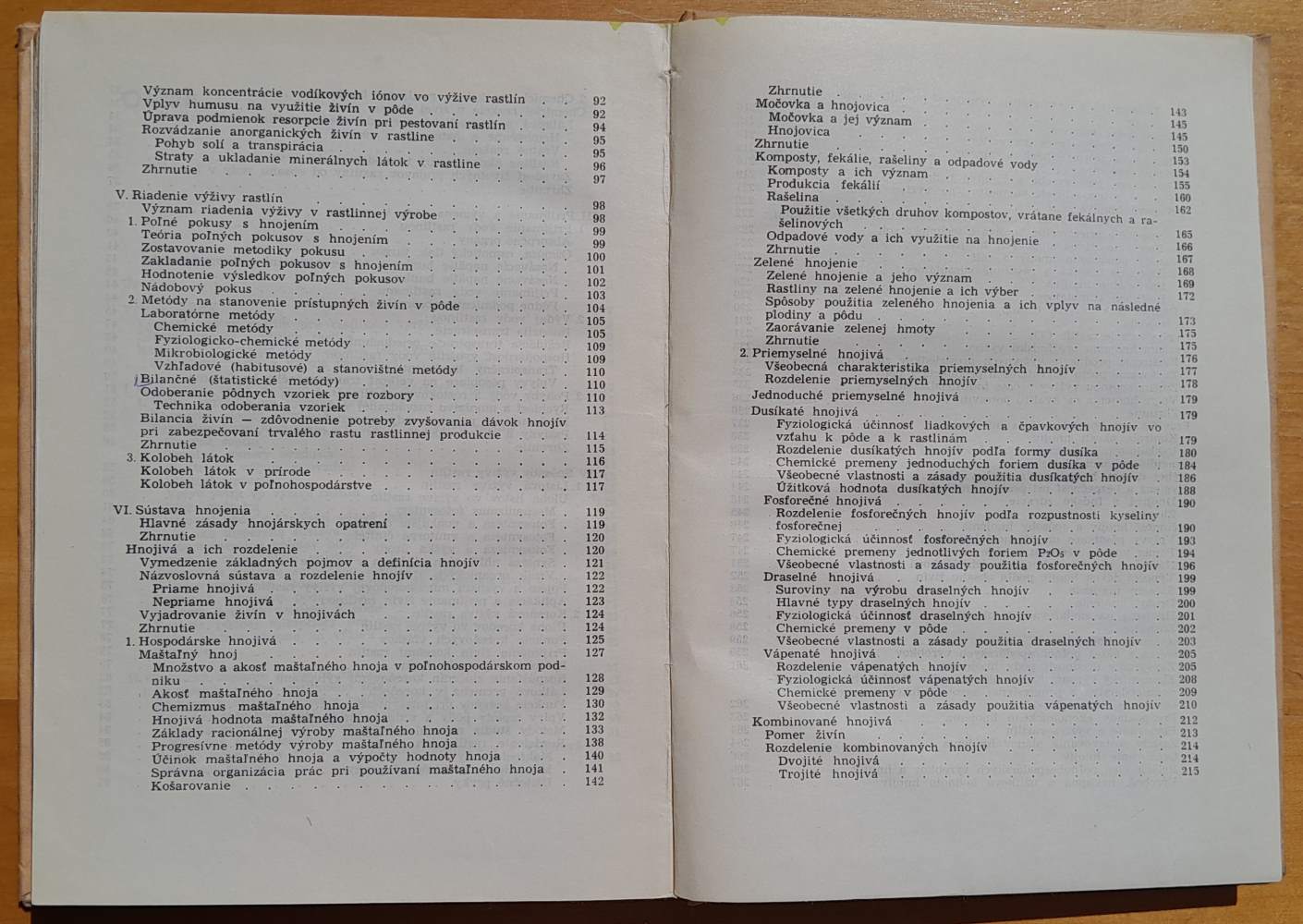 Náuka o prostredí rastlín / Výživa rastlín / Rastlinná výroba