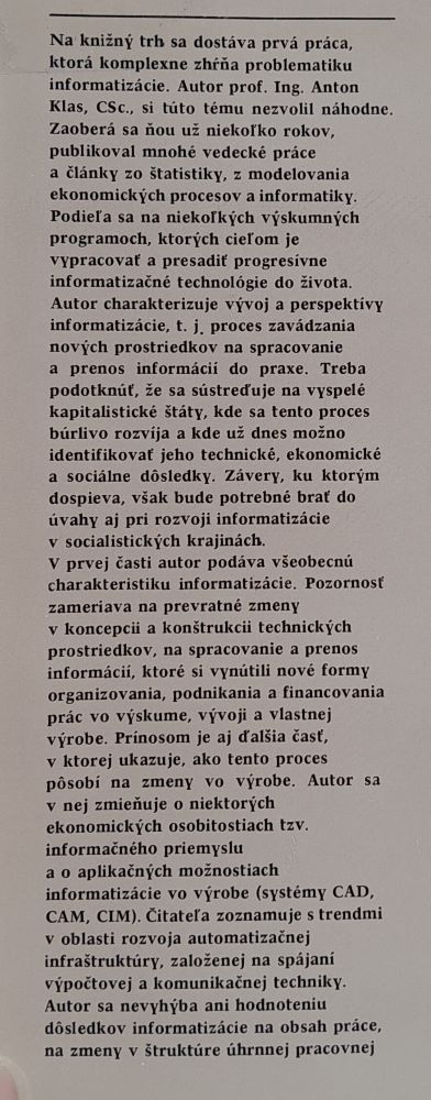 Informatizácia a spoločnosť / Vyspelé kapitalistické štáty