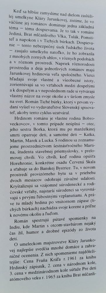 Tiché búrky / Vybrané spisy