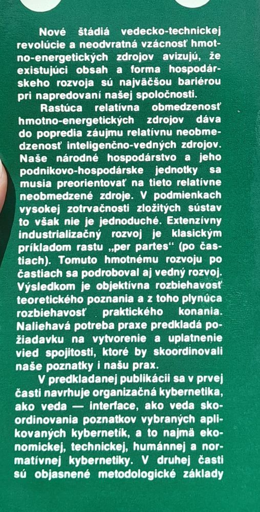 Základy organizačnej kybernetiky