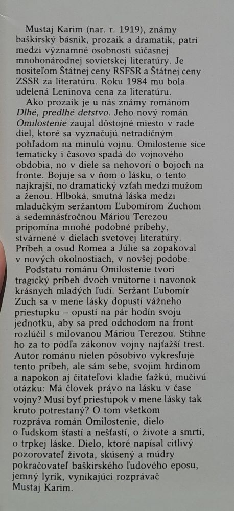 Omilostenie / Knižnica laureátov Leninovej ceny