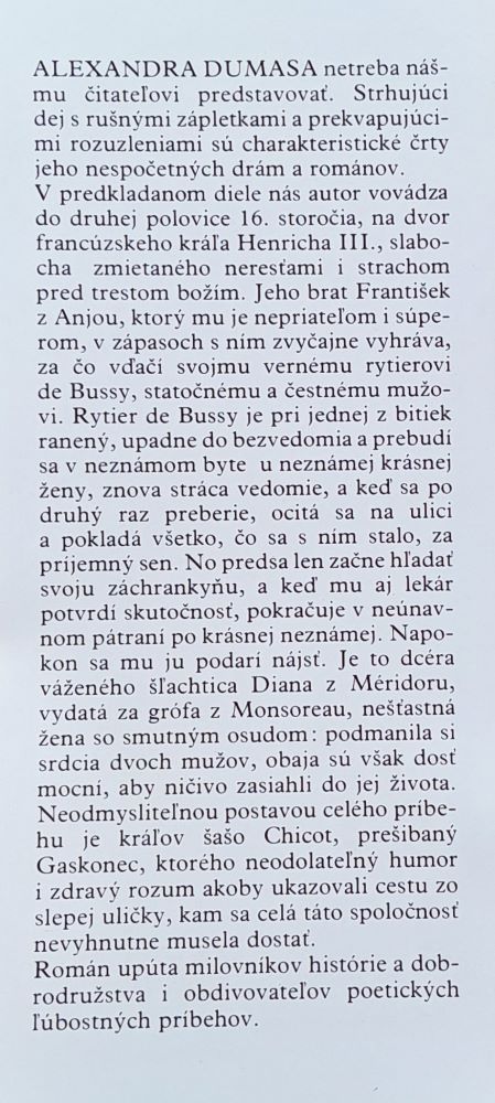 Dáma z Monsoreau / 2. diel série Hugenoti