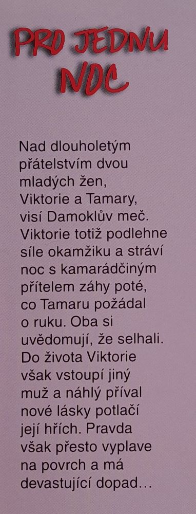 Pro jednu noc / Nech prší, keď plačem