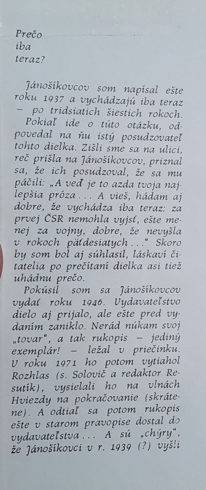 Jánošíkovci / Sociálna balada