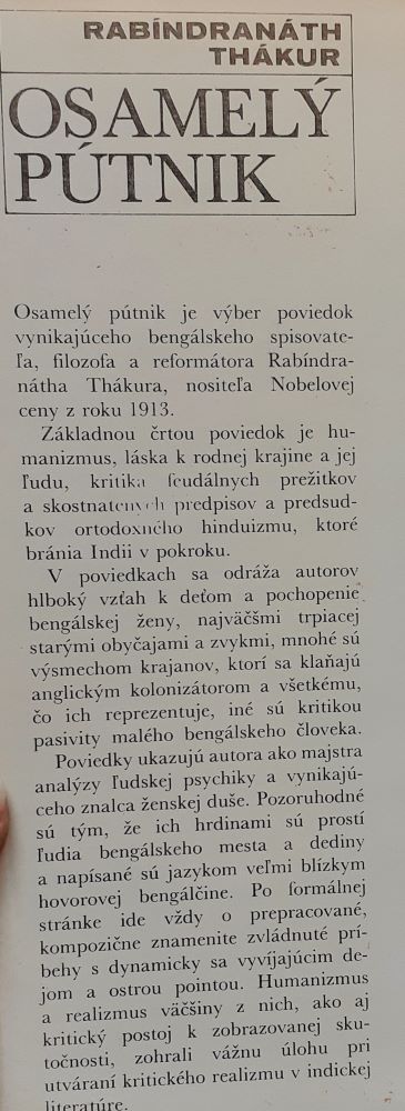 Osamelý pútnik / Indické poviedky