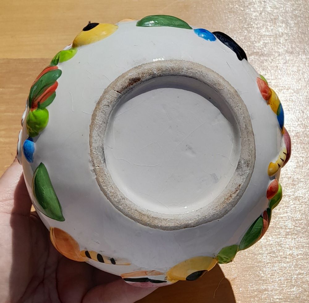 Porcelánová dóza na cukríky z USA bez vrchnáku - Výška 12 cm - objem cca 1,4 l