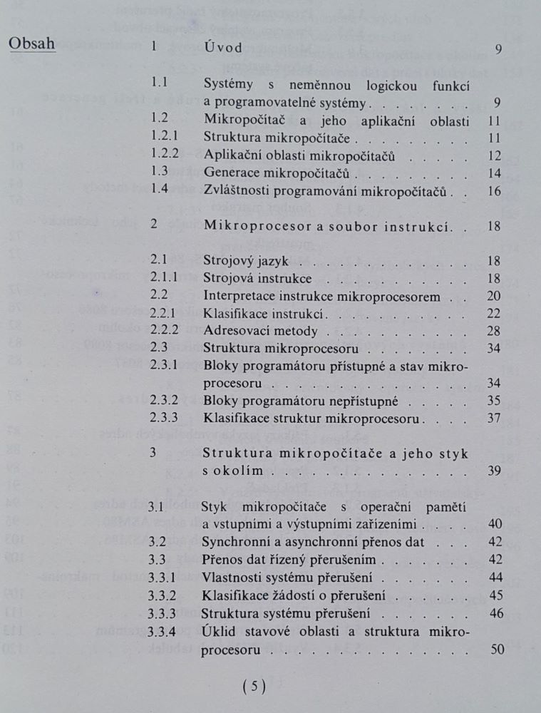 Mikropočítač a jeho programování / KVT