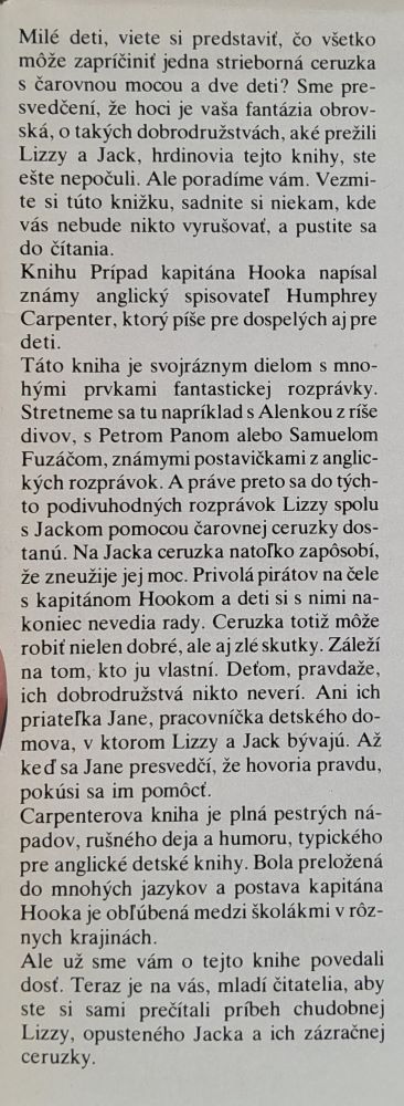 Prípad Kapitána Hooka / KMČ